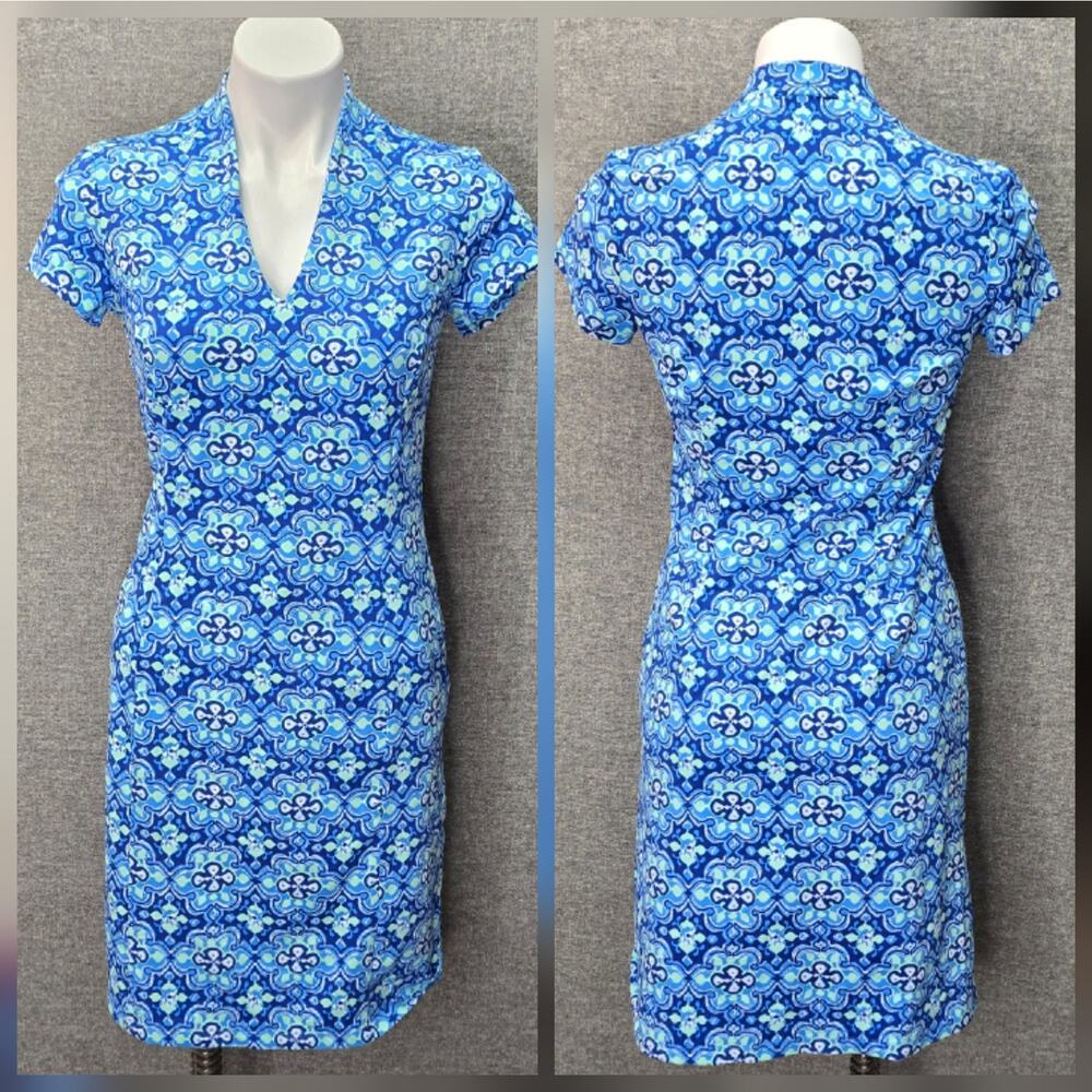 J. MCLAUGHLIN SHIFT CATALINA CLOTH DRESS, SIZE S